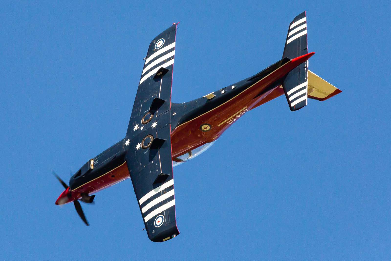 Full size: Royal Australian Air Force Pilatus PC-21 A54-011 at Perth Airport