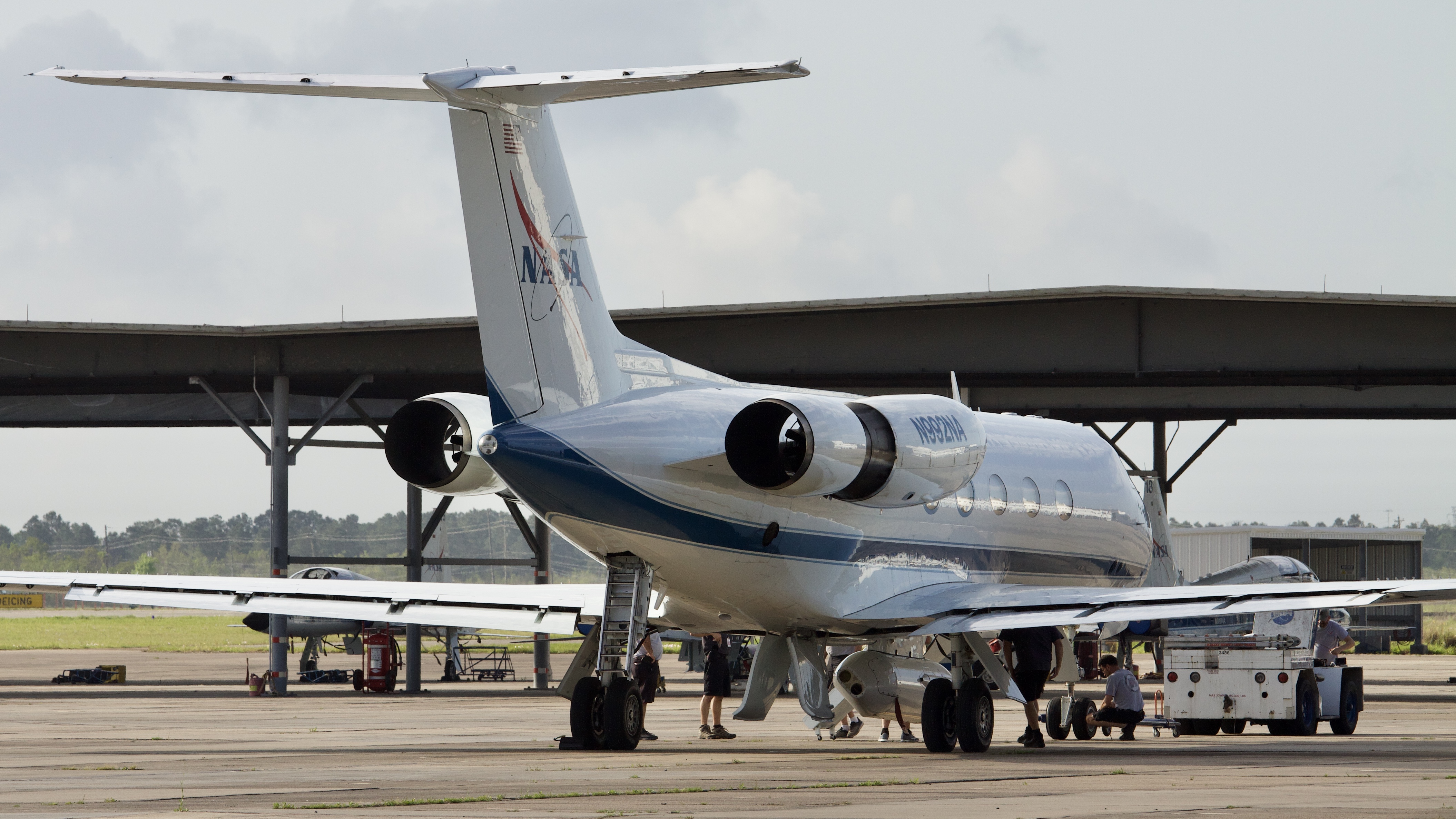Full size: NASA Gulfstream III N992NA at Ellington Airport